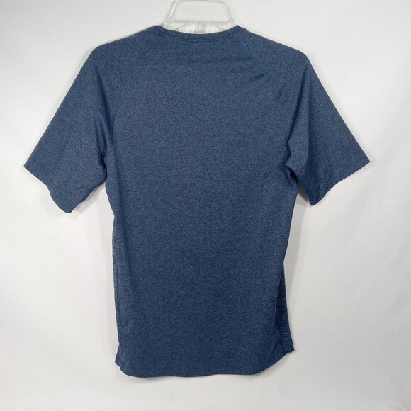 NIKE PRO Men's Blue Dri-fit Short Sleeve Crew Neck Shirt Slim Fit Size Small - Picture 2 of 8